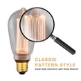thumbnail image 3 of Bombilla LED Harwez Vintage Edison de 3,5 W, 2200 K, E26, regulable, ST64, 3 of 6