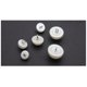 thumbnail image 2 of ColoMX 200 botones de ABS, forma de seta, con forma de cúpula, para coser, globo ocular, bola de animales, ojos de juguete, accesorios de bricolaje (16L = 10,0 MM, blanco), 2 of 7