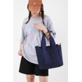thumbnail image 2 of Bolso de mano de lona con asa superior para mujer Bolso de mano de gran capacidad TUNC  Sencillez, 2 of 5