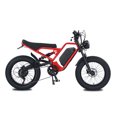 thumbnail image 3 of AKEZ Electric Bike for Adults, 48V-52V, 18AH,25AH Battery, 20" Fat Tire Dirt Bike, Retro E-Bike, 3 of 5
