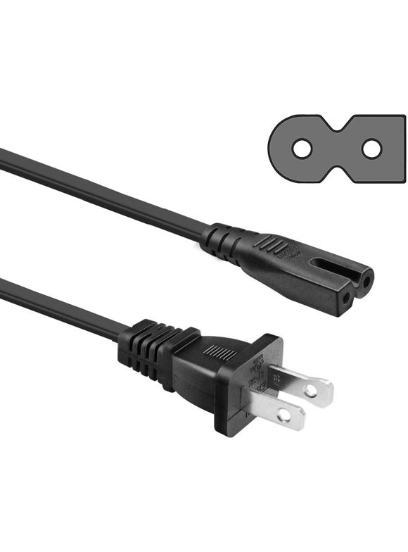 10 ft 10 feet 2 Prong Polarized Power Cord for VIZIO TV E50-C1 E55-C1 D650i-B2 E65X-C2 E32-D1 E700i-B3