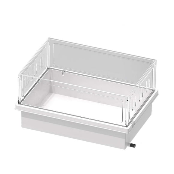 S SERENABLE Turtle Tank Amphibians Case Small Breeding Box Detachable Tortoise Enclosure