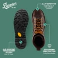 thumbnail image 4 of Danner 8” Quarry USA Waterproof Alloy Safety Toe Work Boots for Men - Full-Grain Leather with Gore-Tex Lining and Traction Heel Outsole, EH Resistant, Brown - 10.5 EE, 4 of 6