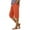 Orange #812, variant on Bovemsi Casual Pants for Women Women's Linen Wide Leg Loose High Waist Beach Haren Pockets for Summer Travel