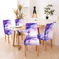 thumbnail image 3 of Butterfly Spandex Chair Covers for Dining Room Set of 4 Removable Chair Cover Washable Protector Stretch Chair Cover for Dining Room,Living Room,Party Banquet Wedding Event Hotel, 3 of 5
