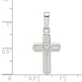 thumbnail image 2 of Sterling Silver Polished Cross Pendant, 2 of 2