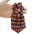 thumbnail image 2 of Unique Bargains 1 Pc Hair Elastics Fashion Triangle Ribbon Hair Ties Purple Black Orange, 2 of 5