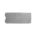 thumbnail image 2 of Zynviq 15" X 27.6" Bathroom Rugs Solid Color Bath Rugs Pvc Gray Absorbent Washable Rectangular Small Rug for Vanity, 2 of 6