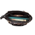 thumbnail image 5 of Lsque Oil Lamp Coffee Beans Pattern Leather Rivet Shoulder Bag – Elegant Genuine Leather & Microfiber PU Crossbody with Detachable Adjustable Strap, 5 of 5