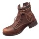 thumbnail image 2 of Botas con cremallera y vendaje a la moda para mujer, botas informales cálidas de tacón medio, botas de tubo medio Wmkox8yii sdhk445, 2 of 3