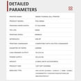 thumbnail image 3 of Receipt Printer,Thermal Compatible With Store Printer Pos Printer Kitchen Supermarket Business Usb Bt Thermal Pos Printer Usb Printer Usb Bt Business Restaurant Kitchen Bt Thermal Compatible Rookin, 3 of 6