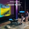thumbnail image 4 of Mistaha Bande Lumineuse Ambiante DEL Intelligente avec Capture de Caméra pour Synchronisation d'Écran de Télé, Commande Vocale, Mode Musique, Effets Personnalisés - Installation Facile pour Téléviseurs de 55 à 65 Pouces, 4 of 7