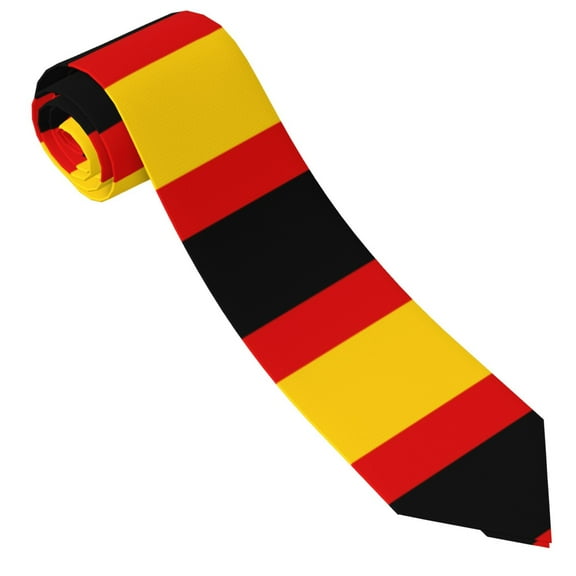 Men'S German Flag Tie Fashion Causal Printed Necktie