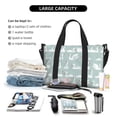 thumbnail image 6 of Zufioo White Swan Pattern Hand-held Travel Bag, Waterproof Adjustable Shoulder Strap Crossbody Duffel Bag, Suitable for Work, Short trips, Sports, 6 of 8