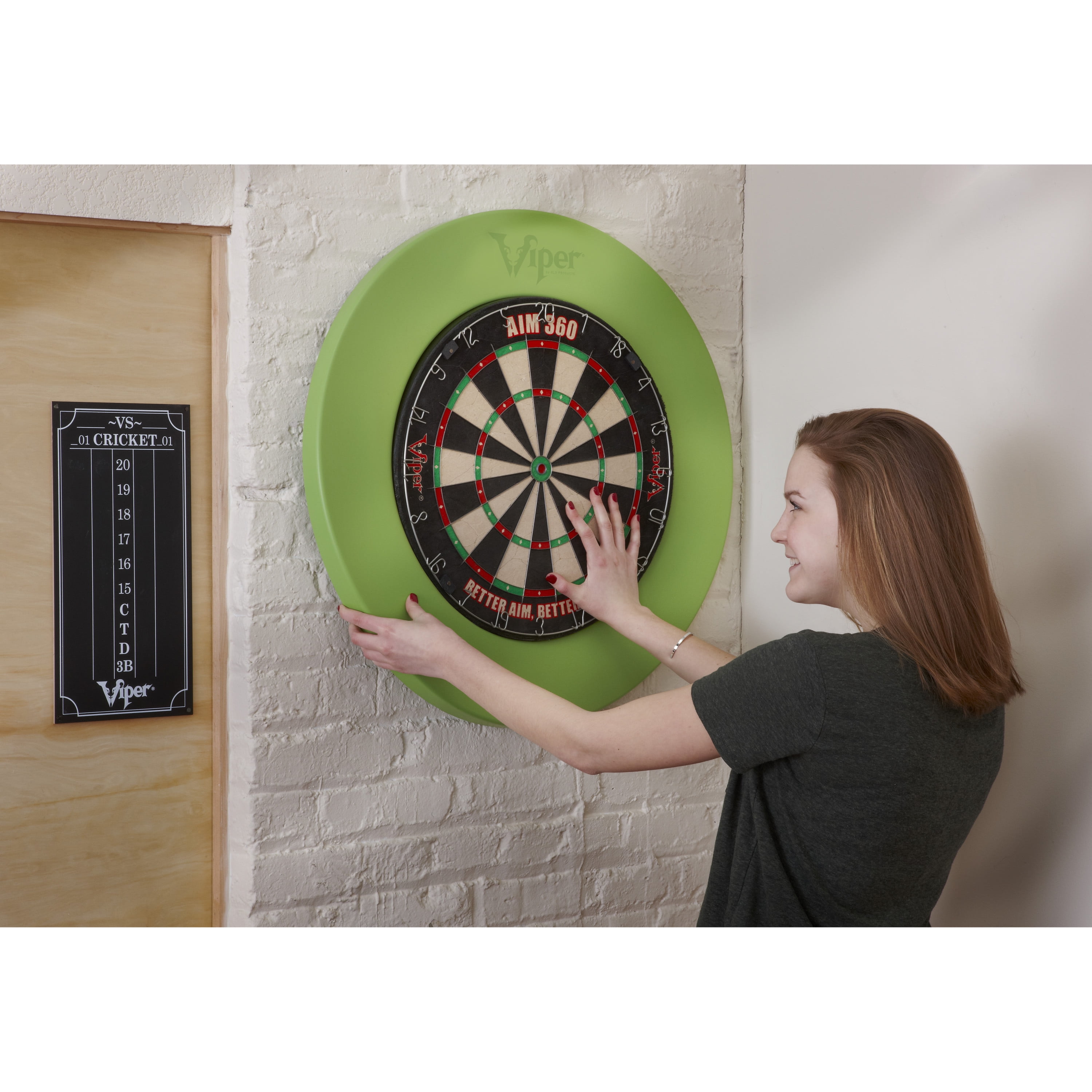 Viper Guardian Dartboard Surround, Dartboard Wall Protector, Green