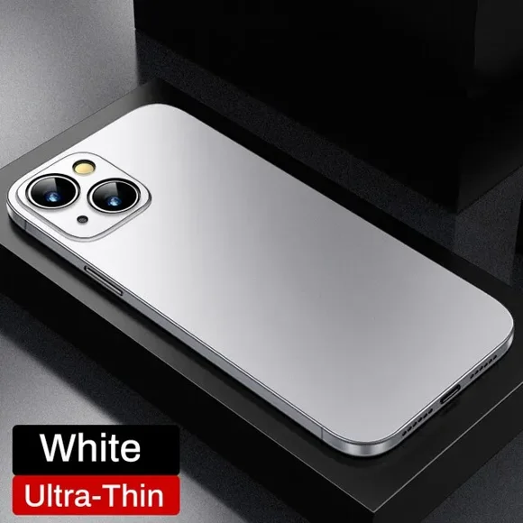 Ultra Thin Soft PP Case For iPhone 15 14 13 12 mini 11 Pro X Xr Xs Max 7 8 Plus SE2 Matte Hard Back Translucent Clear Slim Cover White For iPhone 15