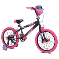 Kent Sparkles Bicycle, 18" Wheels, Child Ages 6 , Black and Pink