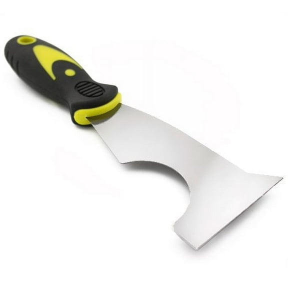 Wideskall 3" inch 5-in-1 Metal Flex Painter Tool with Rubble Handle