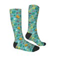 thumbnail image 3 of Haiem Trucks And Excavators Socks, Funny Novelty Crazy Design Cotton Socks Sports Socks Knee High Socks For Men, Women,1Pairs - Gift For Working Friends, 3 of 8