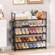thumbnail image 2 of Organizador De Zapatero Apilable con Ganchos y Bolsillos, Organizador Multifuncional, Zapatera Resistente que Ahorra Espacio, Ideal para Casa, Oficina y Entrada, 2 of 4