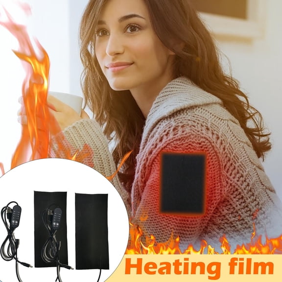 MORESEC under $5 USB Heating PadFlexible Heating Film for DIY Clothing, Vest, Jacket, with Temperature Controller, 5V USB Powered, Portable Warmth, Great for Outdoor Activities, Cold Weather