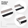 thumbnail image 5 of Wekvgz Paper Holder Paper Towel Holder Under Cabinet Wall Mount Stainless Steel Tissue Paper ToiletRoll Holder Heavy Duty Paper Roll Hanger Adhesive or Drilling Paper Towel Rack Roll Holder Silver, 5 of 6