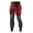 02-Red, variant on Men's Gym Compression Pants Running Tights Yoga Leggings for Athletic Workout 02-Red XXXL