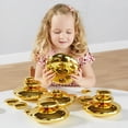thumbnail image 1 of TTS Sensory Mirrored Stacking Pebbles Gold – 20‑Piece Set • Metallic Mirror Pebbles for Stacking, Sorting & Sensory Play, 1 of 8