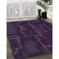 thumbnail image 2 of Ahgly Company Indoor Rectangle Patterned Rebecca Purple Area Rugs, 4' x 6', 2 of 6