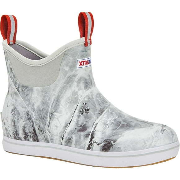Botas Ankle Deck Xtratuf para hombre, roble musgoso, granizo, talla 11