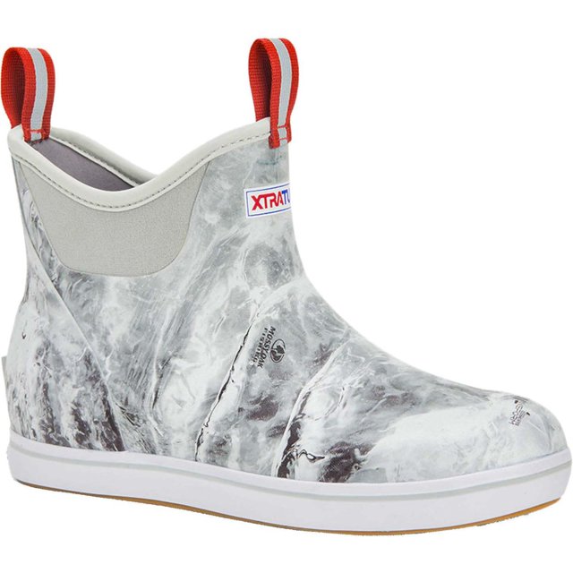 Botas Ankle Deck Xtratuf para hombre, roble musgoso, granizo, talla 11