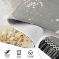 thumbnail image 4 of Gold Flowers Runner Rug Non-Slip Area Rugs Linen Washable Non Shedding for Kitchen Bedroom Carpet, 4 of 8