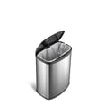thumbnail image 4 of Ninestars Automatic Trash Can, 2 Gallon Stainless Steel, Motion Sensor, soft close waste bin, Silver, 4 of 11