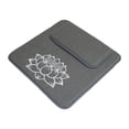 thumbnail image 1 of Cojín de meditación, juego de almohadas para el suelo, almohadilla antideslizante cuadrada para , para balcón, ejercicio, mujeres, observación, Gris, 1 of 8