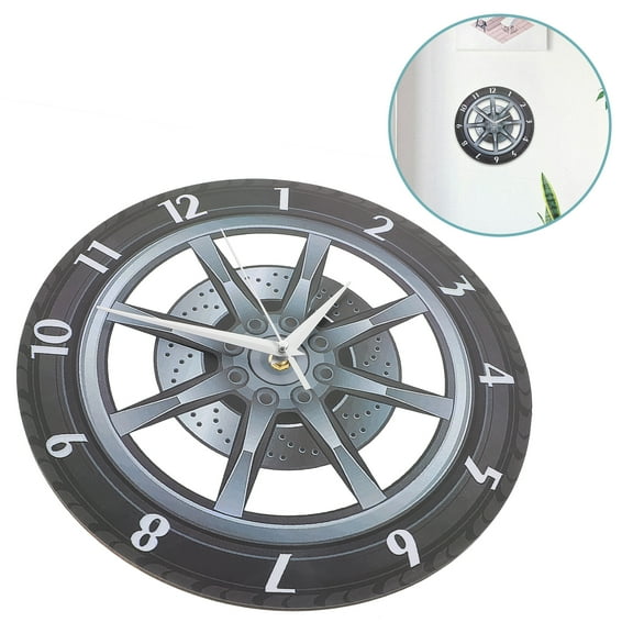 Tire Hanging Clock Garage Wall Clocks 3d Decorative Wall Clocks For Men Room Living Room
