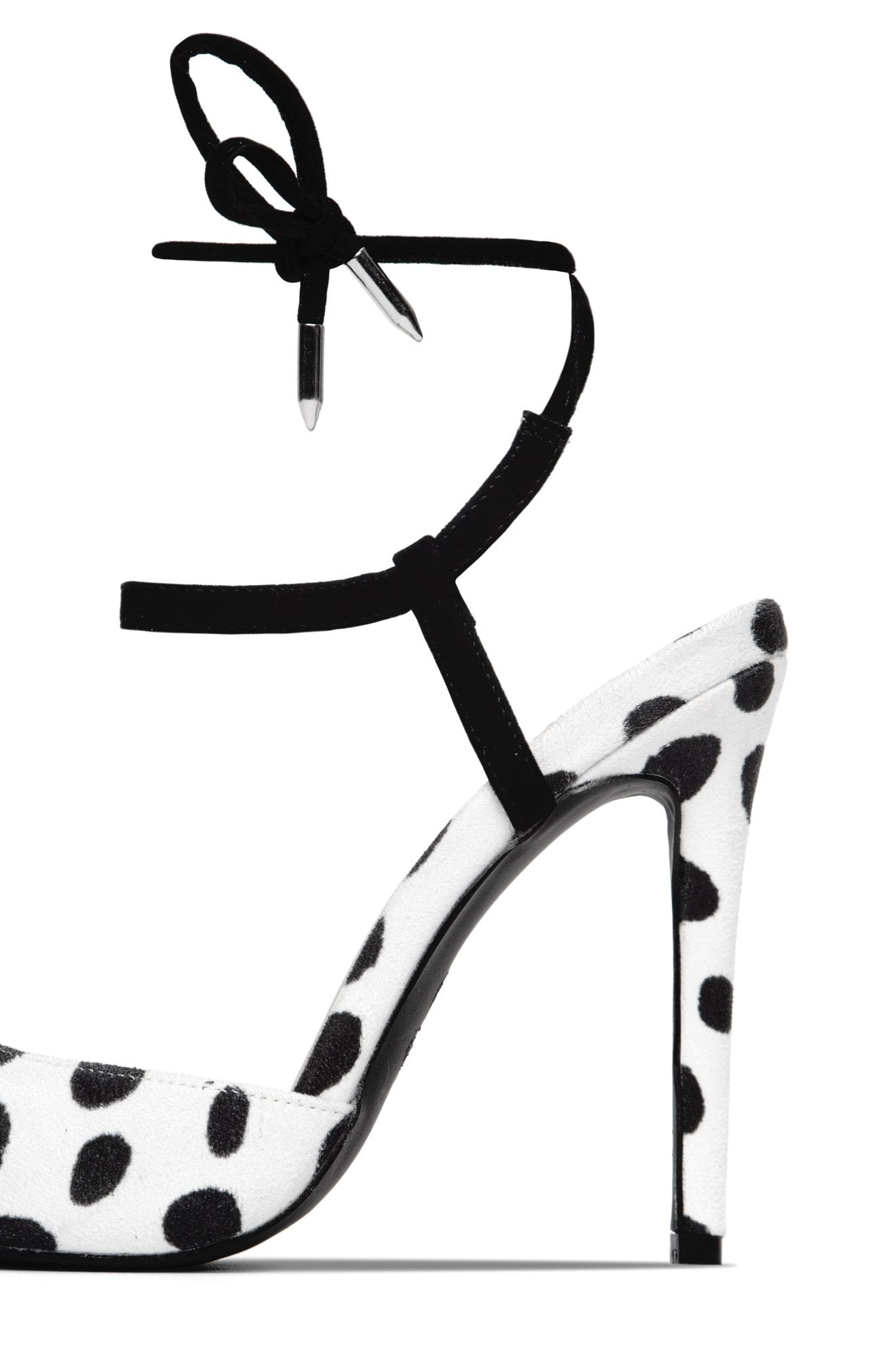 Shoe Republic Satellite Black White Polka Dot Pointy Stiletto Dress Pumps