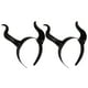 thumbnail image 4 of 2 diademas de cuernos de broma para decoración de fiesta de Halloween, diadema única para cosplay, 4 of 7
