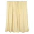 thumbnail image 6 of Efavormart 2 Pack | Champagne Polyester Drapery Panels With Rod Pockets, Photography Backdrop Curtains, 5ftx8ft - 130 GSM, 6 of 10