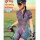 thumbnail image 1 of Ropa de triatlón profesional para mujer, conjuntos de monos de Ciclismo de manga corta, conjuntos de mono de Ciclismo femenino, Kits de almohadilla de Gel, 2023 qiuyongming unisex, 1 of 2