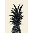 thumbnail image 2 of Uppsala Studio 24x32 Black Ornate Wood Framed with Double Matting Museum Art Print Titled - Black Pineapple, 2 of 4