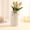 White, variant on White Plastic Vase 6.1",Elegant Flower Vase for Wedding Event Office Home Decoration,Modern Decorative Pot for Fresh Artificial Flowers Plants,Sturdy Unbreakable Gift for Mother's Day ,1Pc