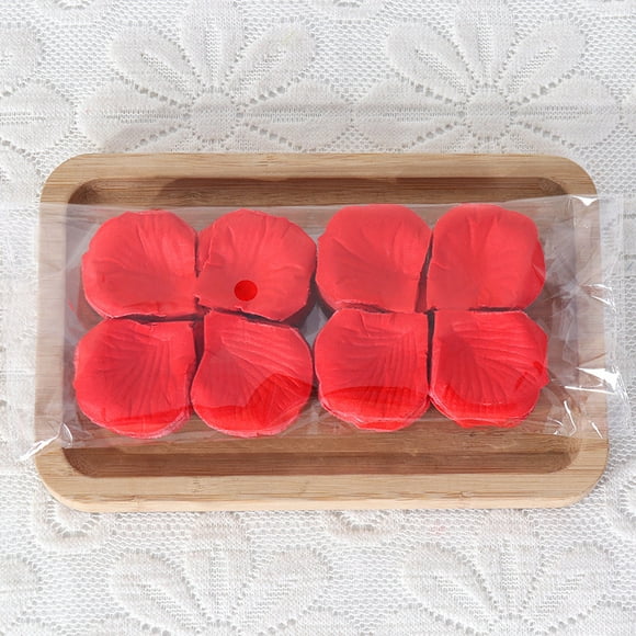 suxuMhao Artificial Petals, Fake Rose Petals - 3000 Pcs Silk Rose Petals, 1.77×1.77IN Fake Petals Red Rose Petals, Flower Petals for Decoration, Realistic Silk Petals for Wedding Party Home Decor