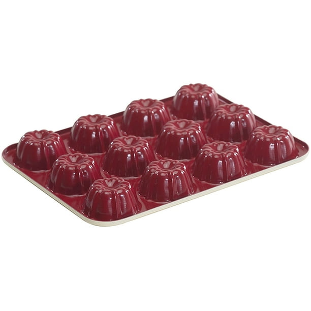 Nordic Ware 12 Forms Mini Bundt Cupcake Pan