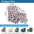 thumbnail image 7 of Xixirimido Pink Leopard Pattern Recliner Slipcovers with Arms 4 Pieces Lazyboy Recliner Chair Cover Non Slip Recliner Slip Covers for Recliner Chair with Storage Pockets Furniture Protector, 7 of 7
