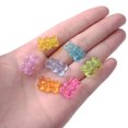 thumbnail image 3 of iYOE 20pcs Vertical Hole Gummy Bear Beads Transparent Matte Beads For Making Bracelet Charms Necklace Earring Pendant, 3 of 5