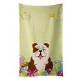 thumbnail image 1 of ""Caroline'S Treasures Huevos De Pascua Bulldog Inglés Brindle Toalla De Cocina Blanca Multicolor 25"""" X 15""""", 1 of 1