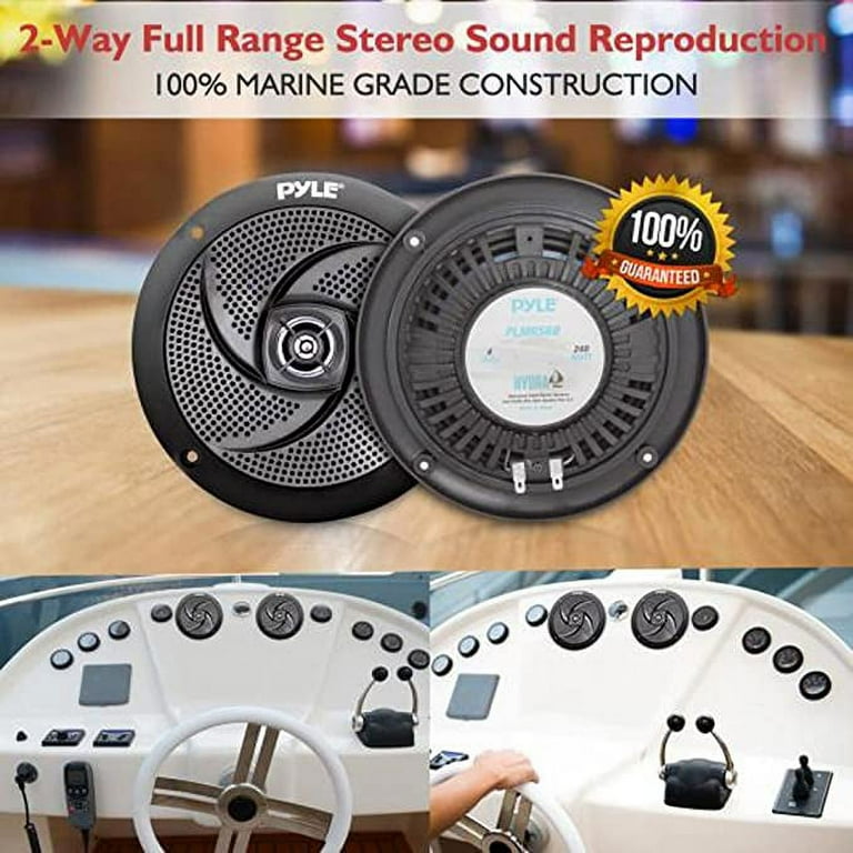 4 inch sales marine speakers walmart