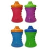 NUK First Essentials Fun Grips Hard Spout, Assorted Colors, 10 Oz 4 Bottle