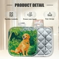 thumbnail image 2 of 4 Pack Pot Holders,Kitchen Essential, Potholder Set,Golden Retriever In A Lush Green Oasis, 2 of 6
