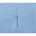thumbnail image 6 of Atasi Men's Sky Blue Short Kurta Round Keyhole Neck Cotton Shirt-XXX-Large, 6 of 7